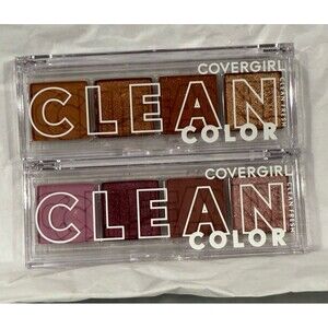 NEW/Sealed Set of 2 COVERGIRL Clean Eyeshadow Palettes